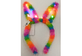 НГ Ободок для волос 4001 Ушки светящ.в асс